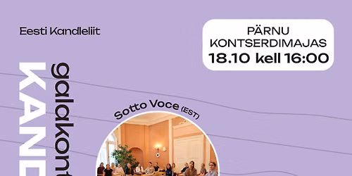 Galakontsert "Kandlev\u00e4gi" | Kandlefestival 2026