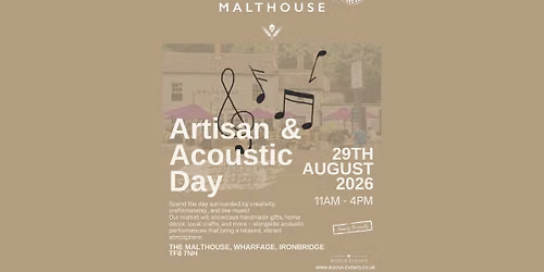 The Malthouse Artisan & Acoustic Day 2026