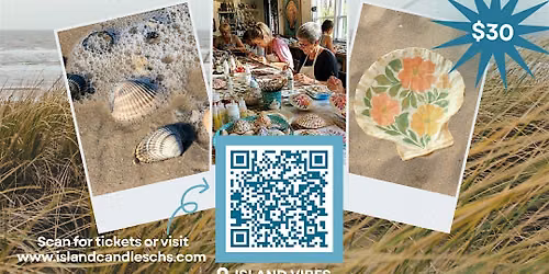 Seashell Decoupage art class @Island Vibes