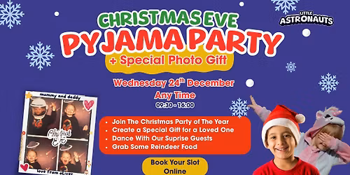 Christmas Eve Pyjama Party + Special Photo Gift 