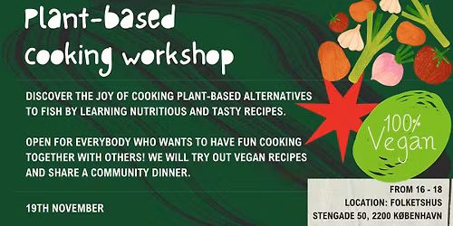 Plant-based cooking workshop