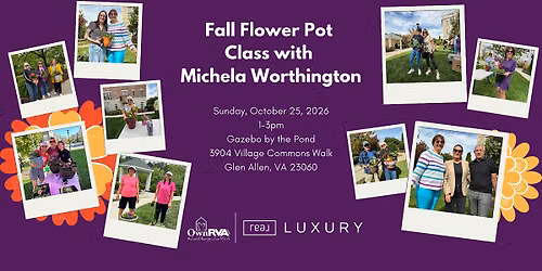 Fall Flower Class in West Broad Village!