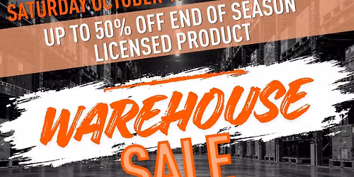 WAREHOUSE SALES EVENT
