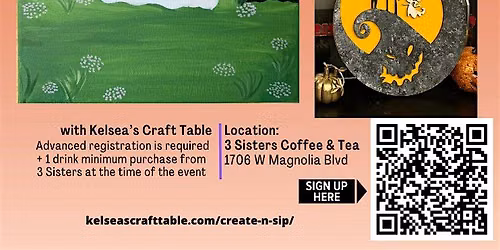 Create & Sip at Three Sisters Coffee & Tea