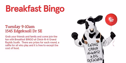 Breakfast Bingo (Theme: Wild West)