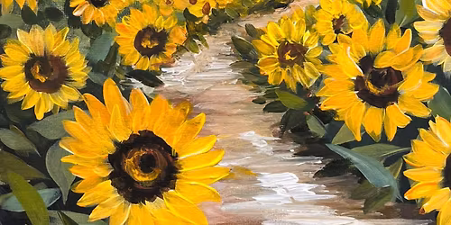 Join Brush Party to paint 'Sunflower Avenue' in Henley-on-Thames