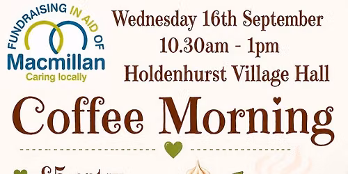MacMillan Coffee Morning