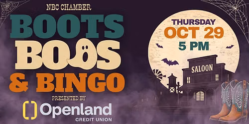 NBCC Boots, Boos, & Bingo presented by Openland Credit Union