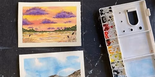 Summer Landscapes in Watercolor
