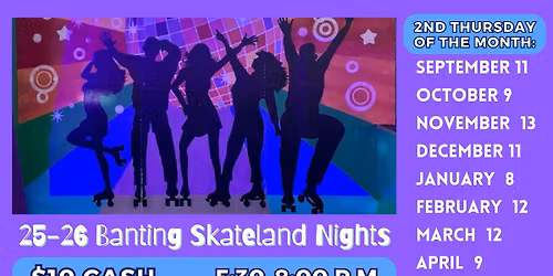 Banting Skateland Fundraiser: 4\/9\/26