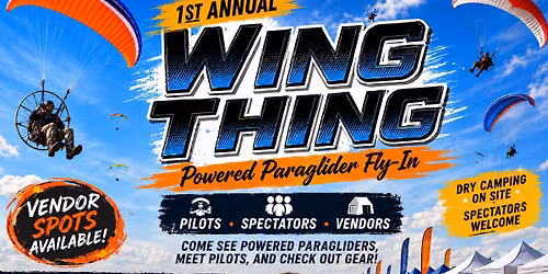 Wing Thing - Powered Paraglider Fly-In