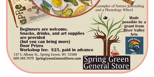 Nature Journaling Workshop with Kay Balink (let's celebrate Spring!)