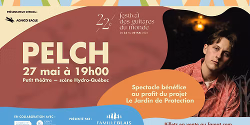 PELCH - SPECTACLE B\u00c9N\u00c9FICE (Pour le projet Le Jardin de Protection) 