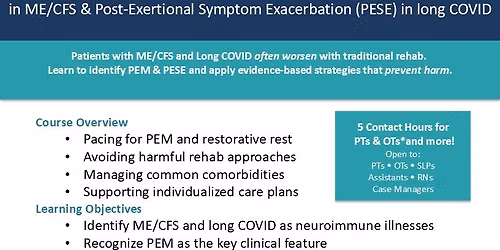 Rehabilitation Strategies for PEM in ME\/CFS & PESE in long COVID