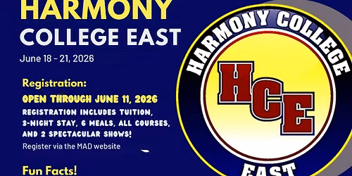 Mid-Atlantic District Harmony College East