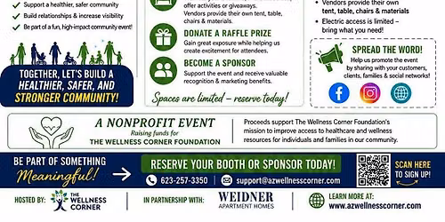 Community Health and Safety Fair - Vendor Sign up