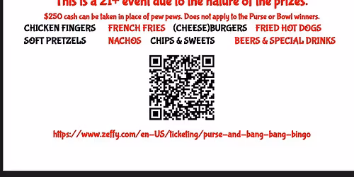 Valentines Day purse and bang bang bingo