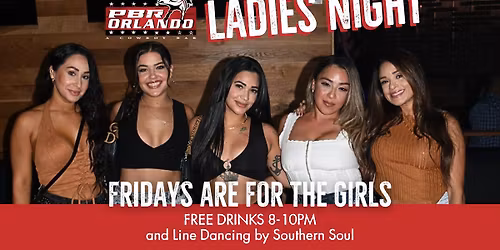 Ladies Night - Every Friday @ PBR