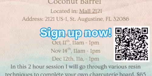 Charcuterie Board - resin class