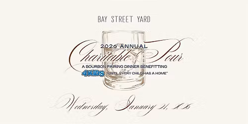 2026 Annual "Charitable Pour" - A Bourbon Pairing Dinner Benefitting 4KIDS