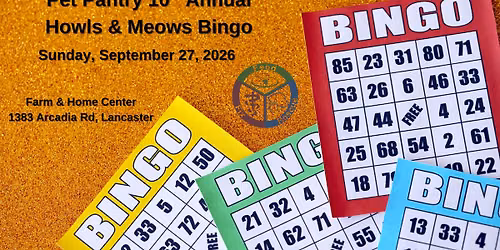 Save the Date! 10th Annual Howls & Meows Bingo