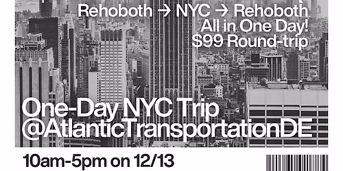 One-Day NYC Trip with Atlantic Transportation Services