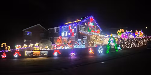 2025 Christmas Light Display Malpas Switch On!