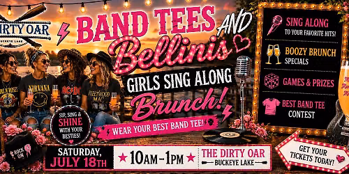 Band Tees & Bellinis - Girls Sing Along Brunch 