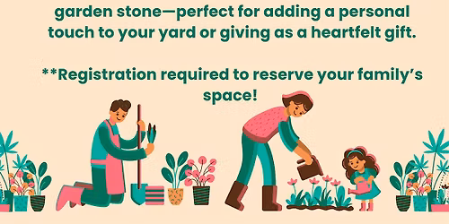 Family Garden Stone Craft @ Patmos