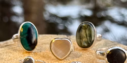 Silversmithing: Beginner Sterling Silver Ring with Stone