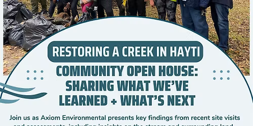 Community Open House: Stream & Community Space Improvements