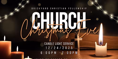 Candle Light Christmas Eve Service