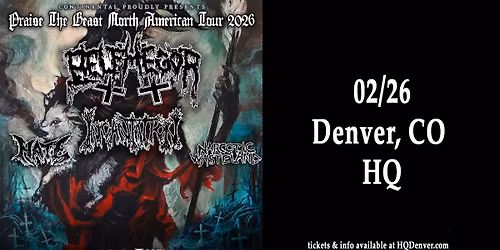 Belphegor with Incantation, Hate, Narcotic Wasteland | Denver, CO