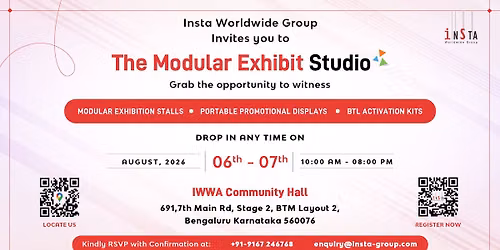 The Modular Exhibit Studio in Bengaluru 2026