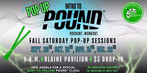 Pound\u00ae Pop-Up Classes