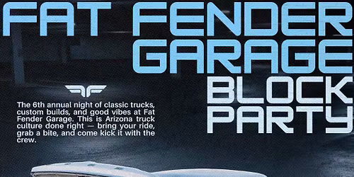 Fat Fender Garage Block Party