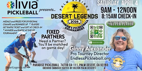 Desert Legends Pickleball Tournament
