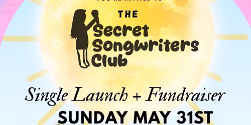 WE GROW- Secret Songwriters Club single launch & fundraiser