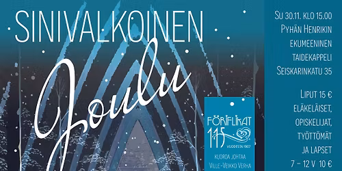 Sinivalkoinen Joulu konsertti