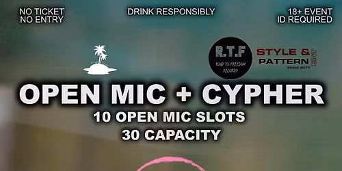 ROADTOFREEDOM OPEN MIC & CYPHER