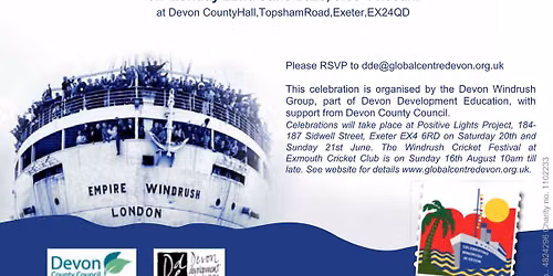 Flag Raising Ceremony and Speeches (Celebrating Windrush in Devon)