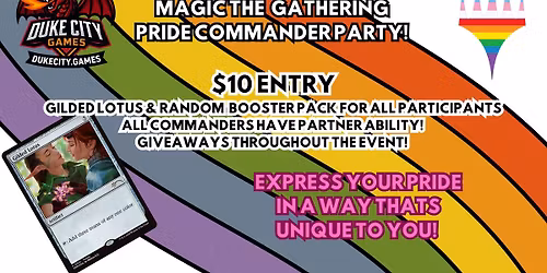 MTG Pride Commander Party!