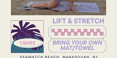 Lift with Lena: Summer Beach Lift + Stretch Series