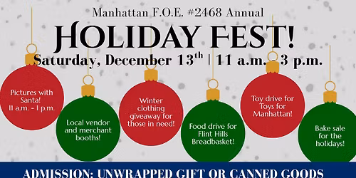 Eagles Aerie #2468 Annual Holiday Fest!