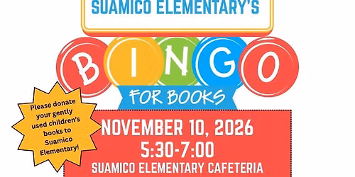 Bingo for Books (Suamico Elementary Families Only)