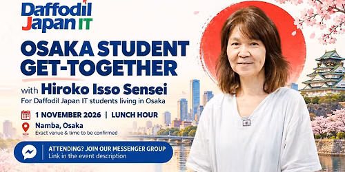 DJIT Osaka Reunion \u2014 Lunch & Memories with Hiroko Isso Sensei