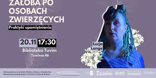\u0141UCJA LANGE: \u017ba\u0142oba po osobach zwierz\u0119cych | WYK\u0141AD