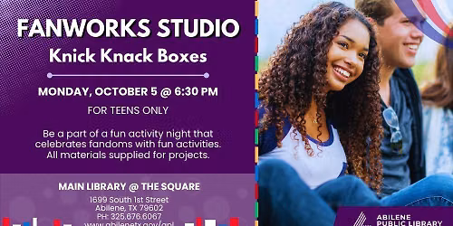 Fanworks Studio: Knick Knack Boxes (Main Library)