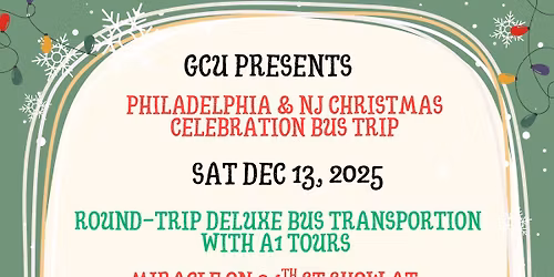GCU Wind Creek & Christkindl Market Bus Trip