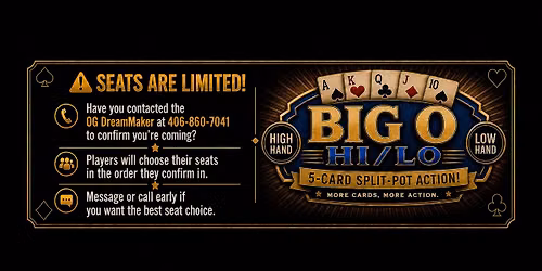 \u2660\ufe0f Mixed-Game Palooza at Buck\u2019s Bar \u2014 Week 8 \u2660\ufe0f